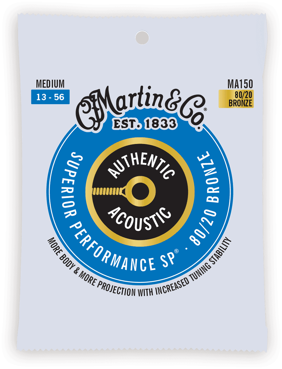 JEU DE CORDES GUITARE ACOUSTIQUE MARTIN AUTHENTIC SP MEDIUM MA150