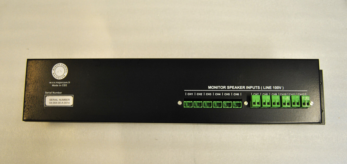Control panel 12 majorcom - occasion