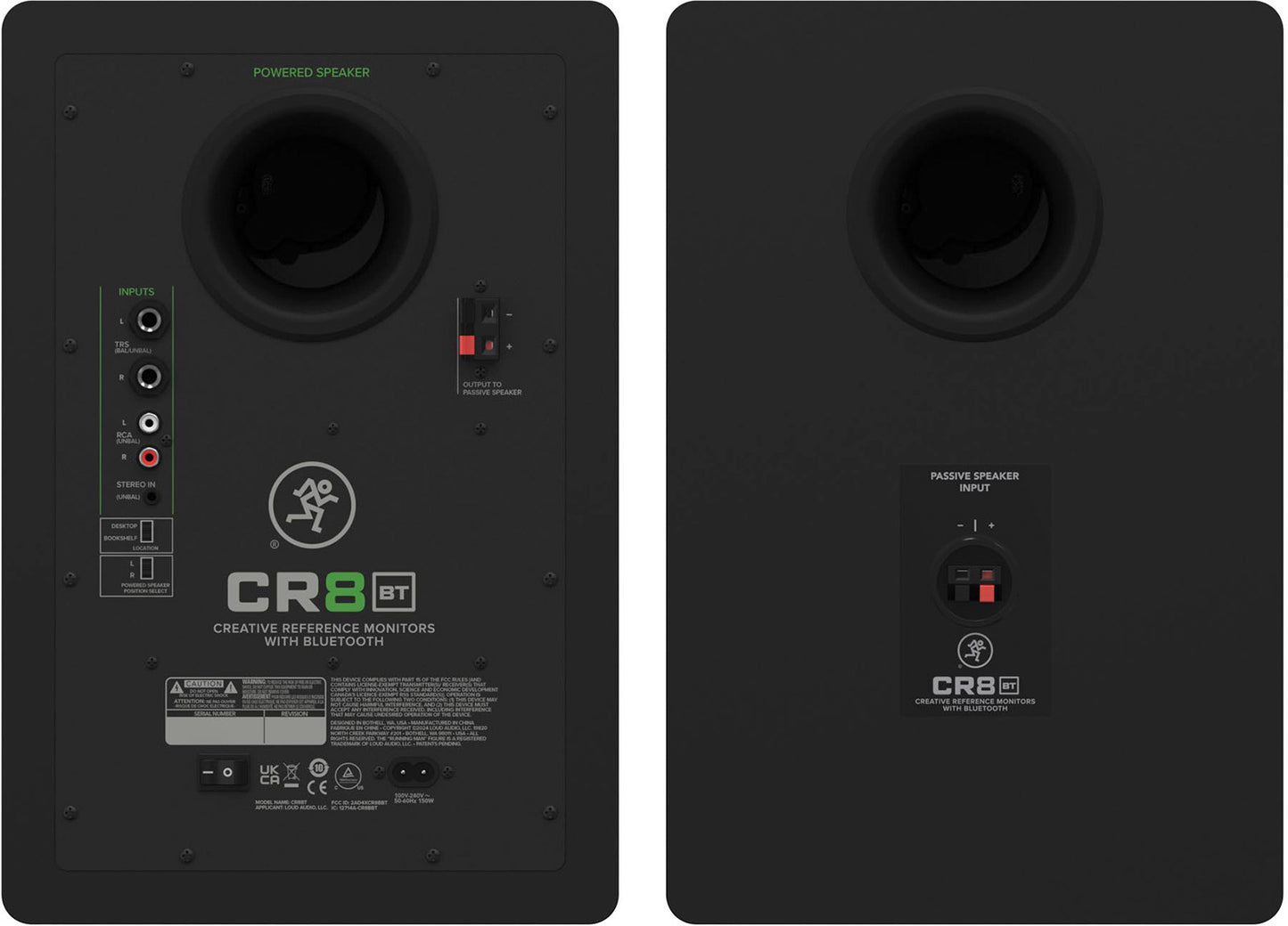 Enceintes de monitoring actives Bluetooth 8" MACKIE CR8BT – La paire