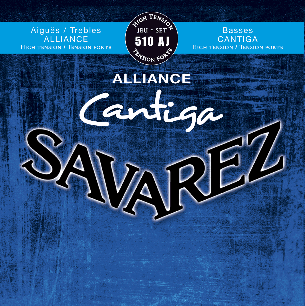 SAVAREZ 510AJ Cantiga Bleu Tirant Fort – Jeu de cordes guitare classique