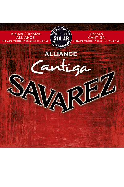 SAVAREZ 510AR Cantiga Rouge Tirant Normal – Jeu de cordes guitare classique