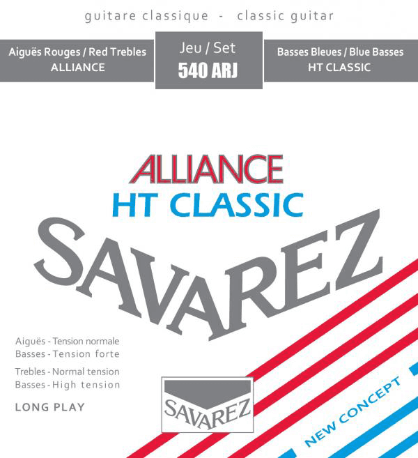 SAVAREZ 540ARJ Alliance HT Classic Tirant Mixte – Jeu de cordes guitare classique