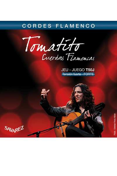 SAVAREZ T50J Bleu Tirant Fort – Jeu de cordes guitare flamenco