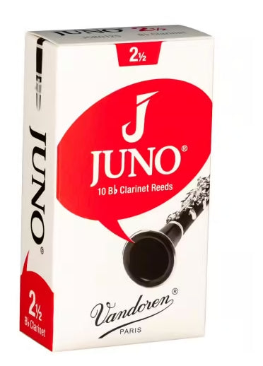 boite 10 anches CLARINETTE SIb VANDOREN JUNO JCR0125 FORCE 2.5