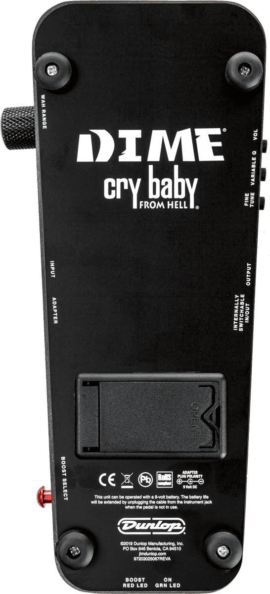 Pédale Wah Signature – Dimebag Wah Black Camo DUNLOP DB01B