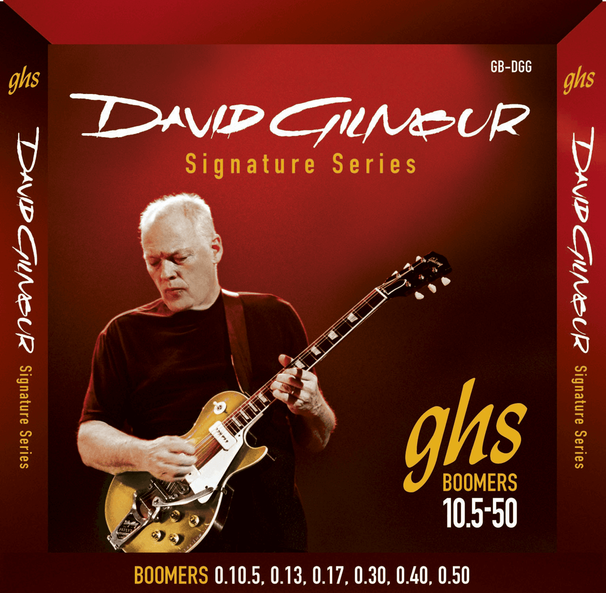 Jeu de cordes guitare électrique GHS Signature David Gilmour DGg – Rouge 10.5-50