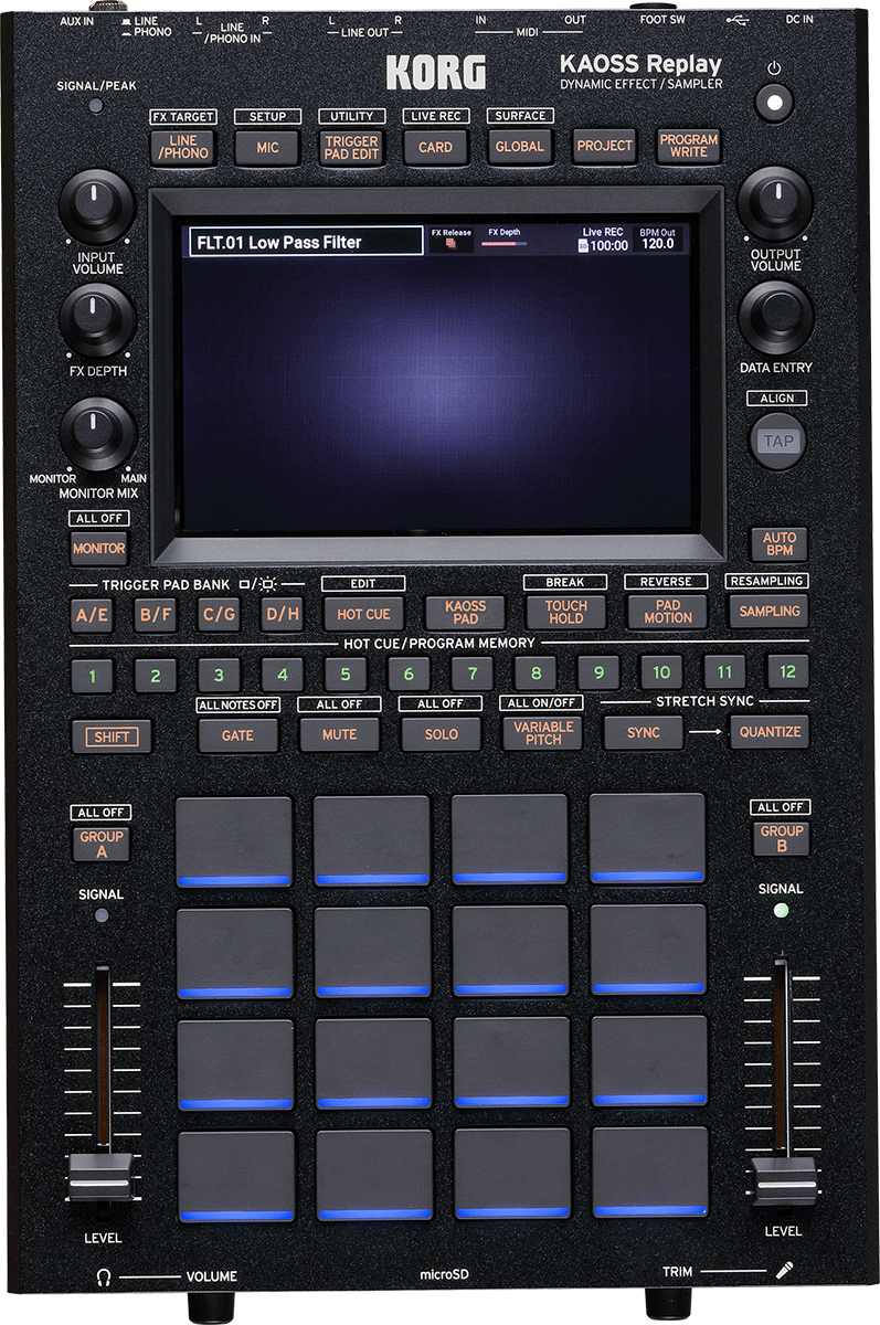 Contrôleur d’effet Korg Kaoss Replay