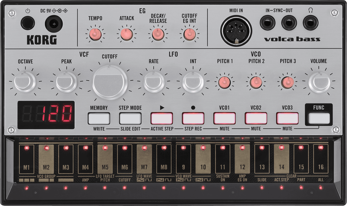 SYNTHE BASSE ANALOGIQUE KORG VOLCA-BASS