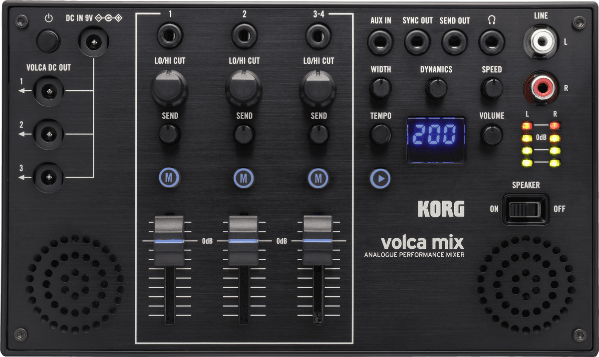 MIXER ET ALIMENTATION POUR 3 VOLCA KORG VOLCA-MIX