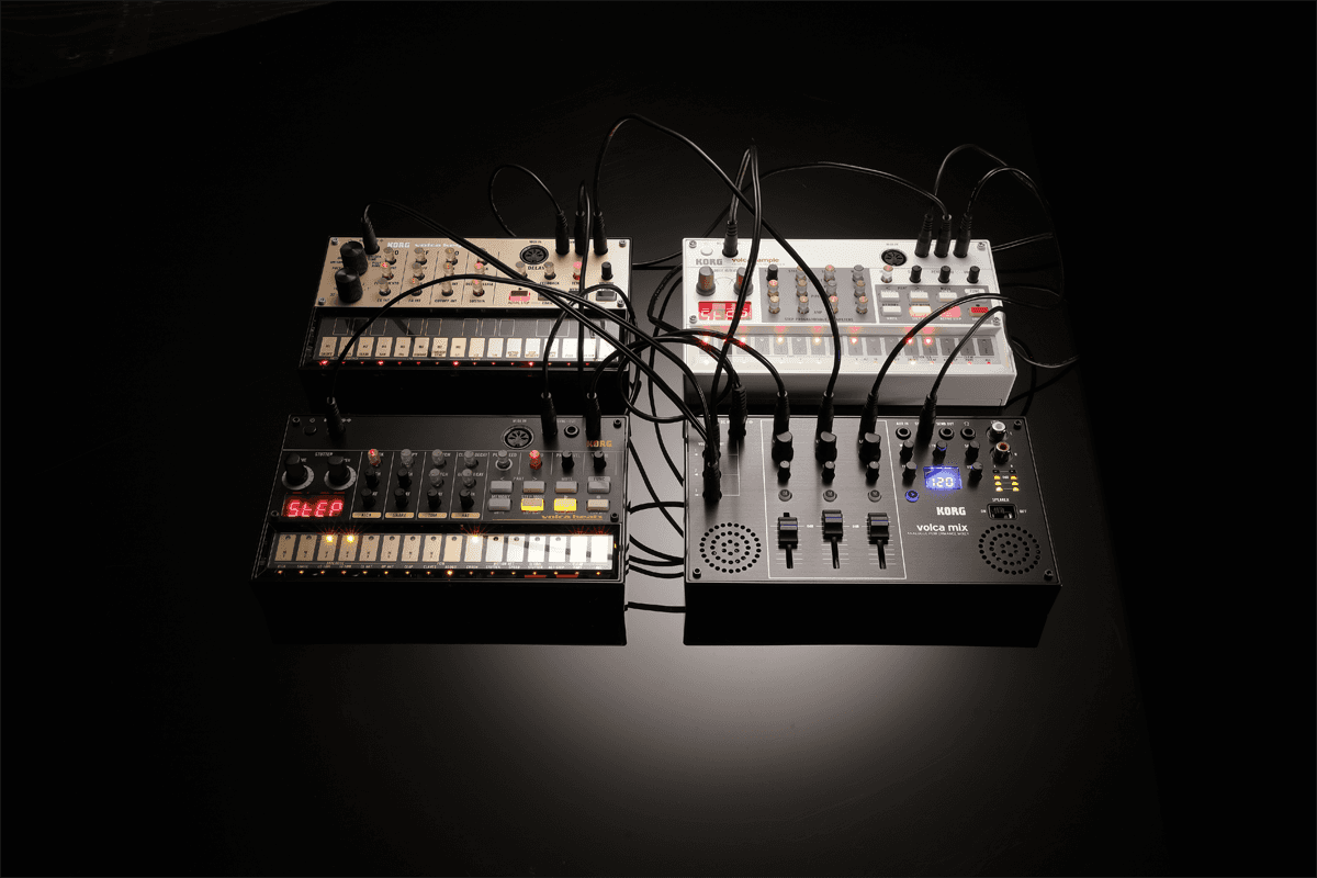 MIXER ET ALIMENTATION POUR 3 VOLCA KORG VOLCA-MIX