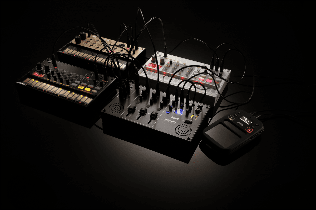 MIXER ET ALIMENTATION POUR 3 VOLCA KORG VOLCA-MIX