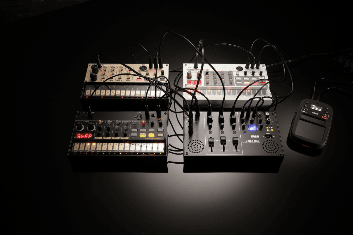 MIXER ET ALIMENTATION POUR 3 VOLCA KORG VOLCA-MIX