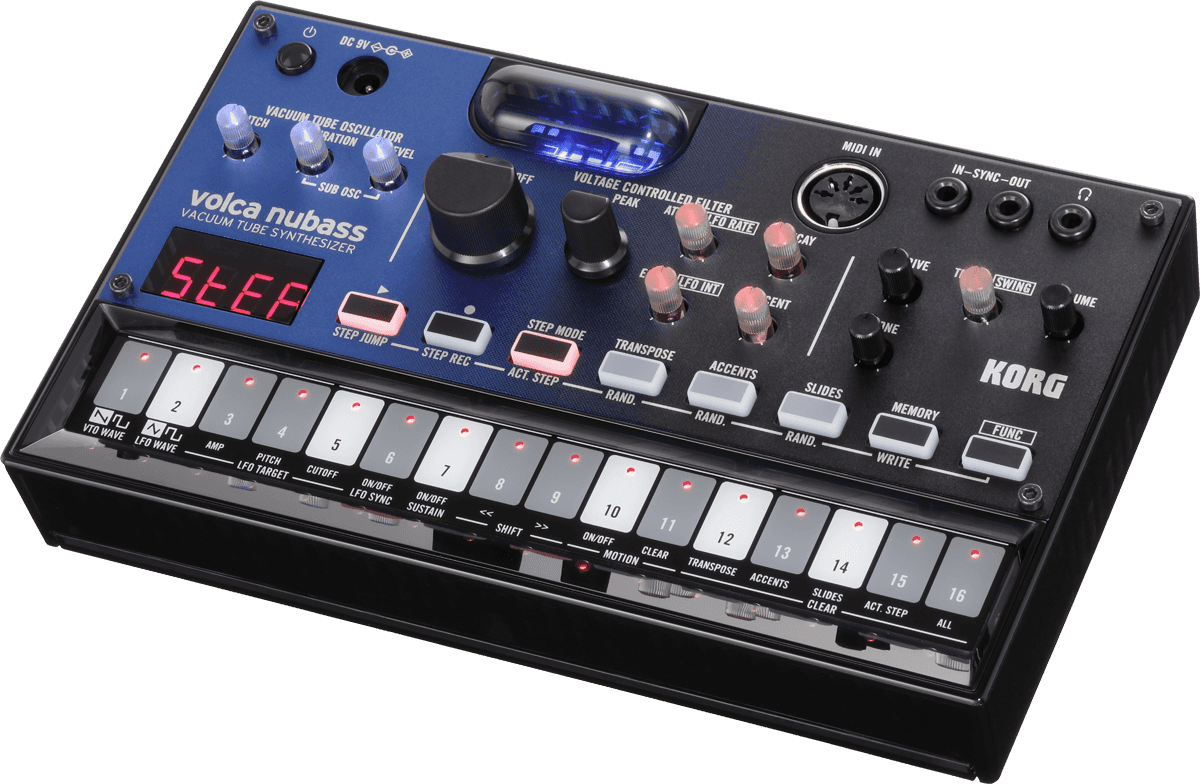 SYNTHE BASSE ANALOGIQUE AVEC LAMPE NUTUBE KORG VOLCA-NUBASS
