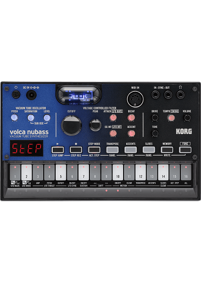 SYNTHE BASSE ANALOGIQUE AVEC LAMPE NUTUBE KORG VOLCA-NUBASS
