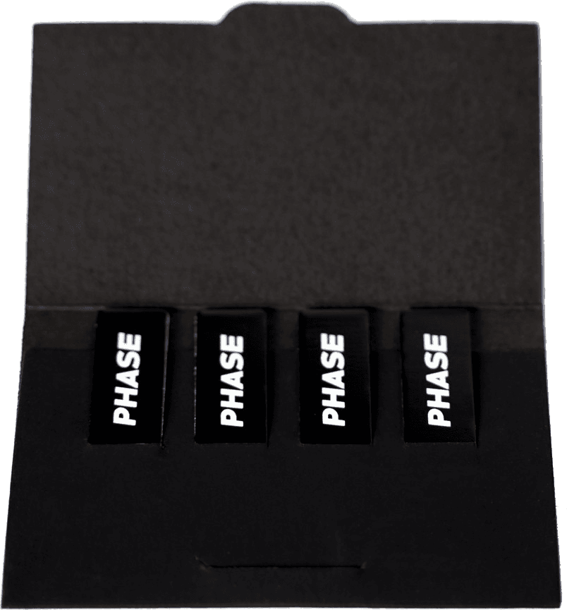 PHASE – Stickers magnétiques pour Phase Remote (Lot de 4 pièces)