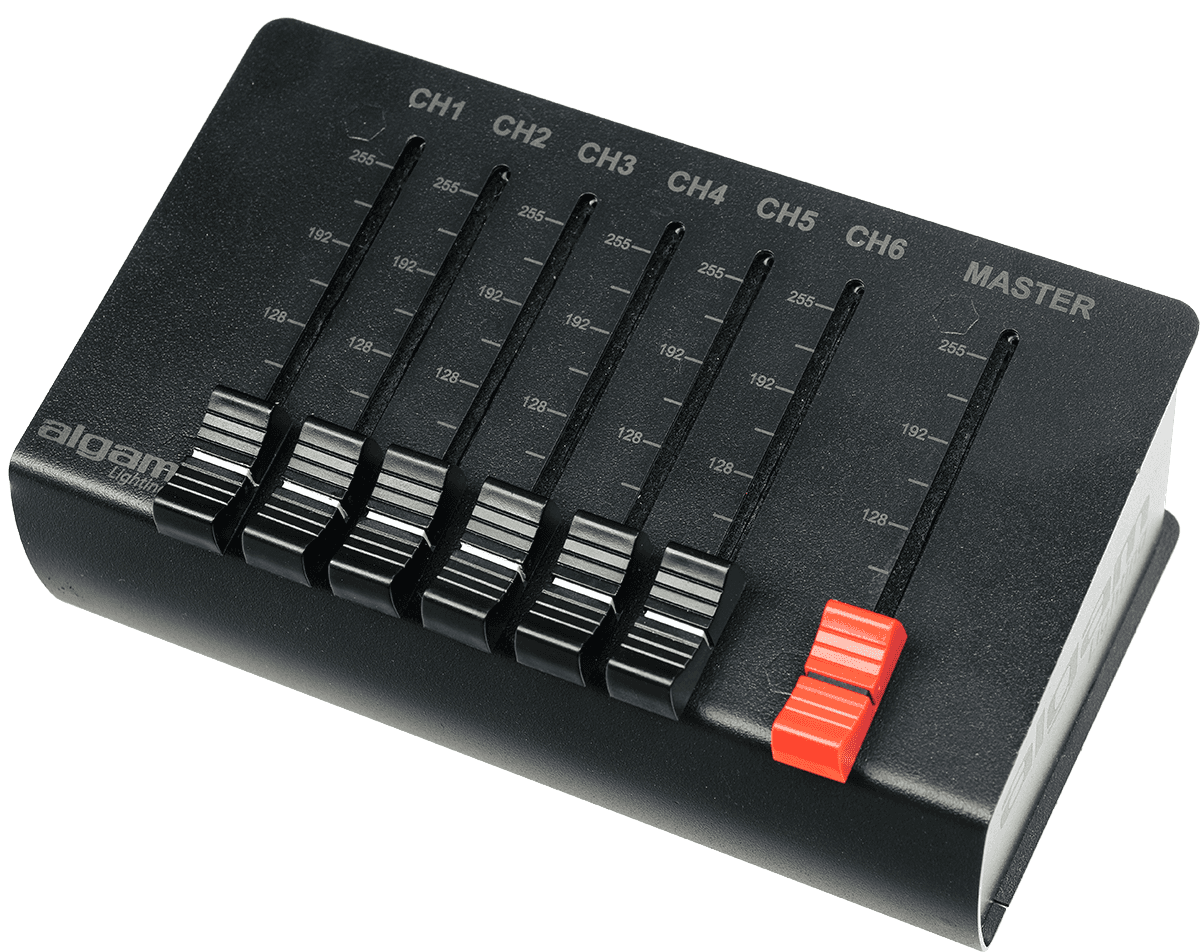 Contrôleur DMX 6 Canaux – ALGAM LIGHTING DMX6-PLUS