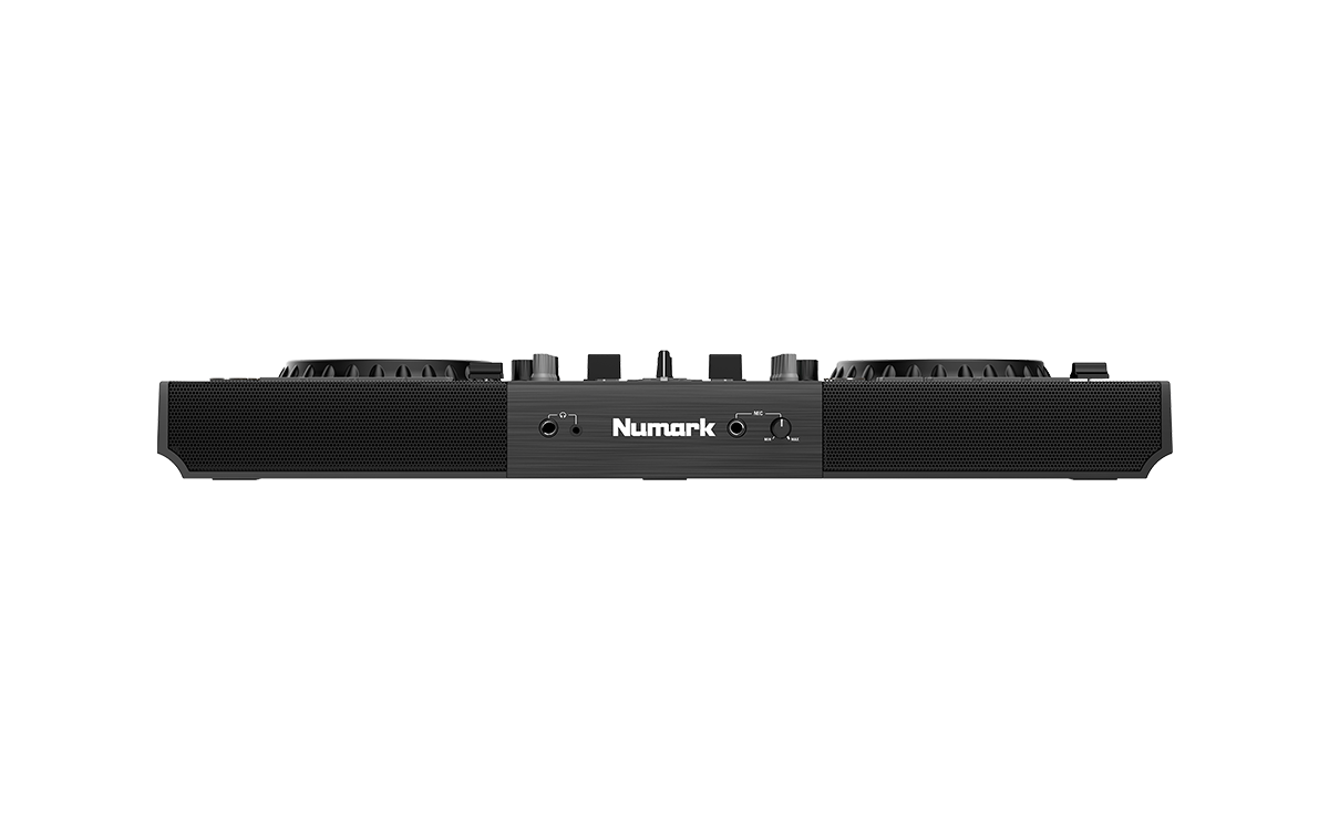 Numark Mixstream Pro+ – Contrôleur DJ 2 voies autonome avec streaming WiFi et haut-parleurs intégrés