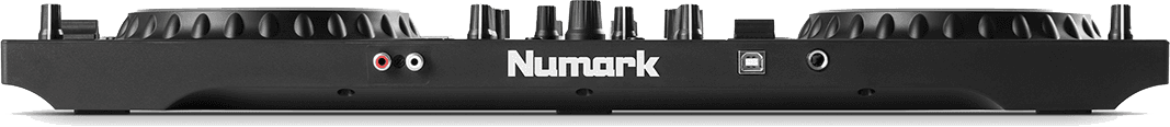 Numark Mixtrack Platinum FX – Contrôleur DJ 4 voies avec carte son, 16 pads et écrans intégrés