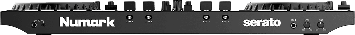 Numark NS4FX – Contrôleur DJ 4 voies avec carte son et écrans
