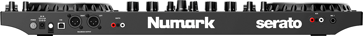 Numark NS4FX – Contrôleur DJ 4 voies avec carte son et écrans
