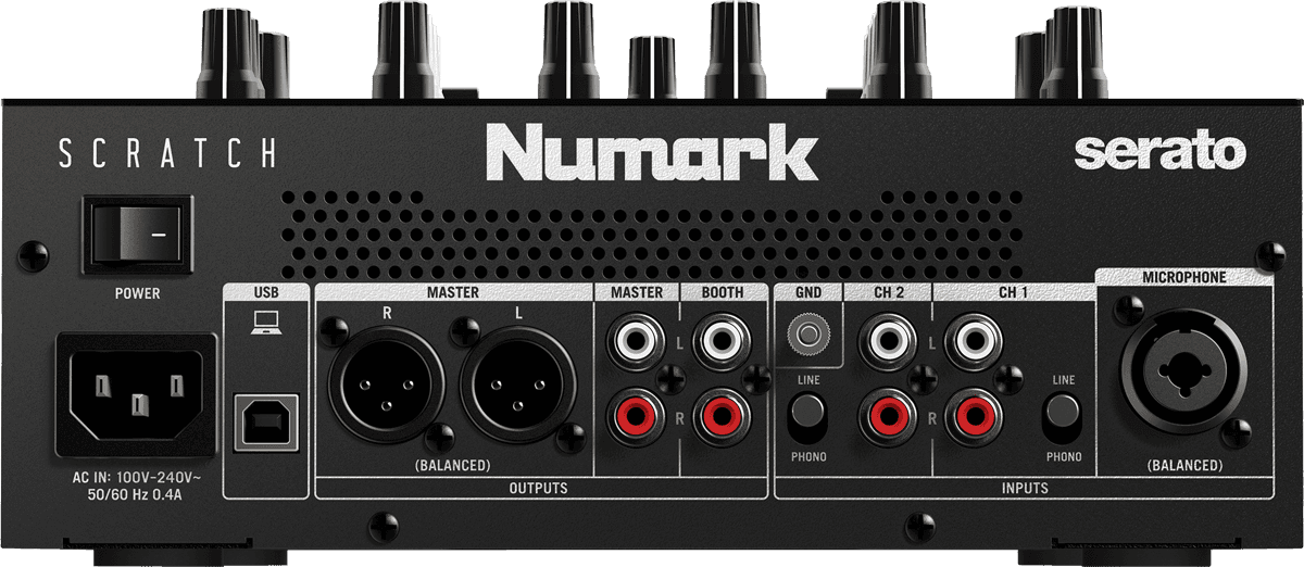NUMARK Scratch – Table de mixage DJ 2 voies Serato DVS