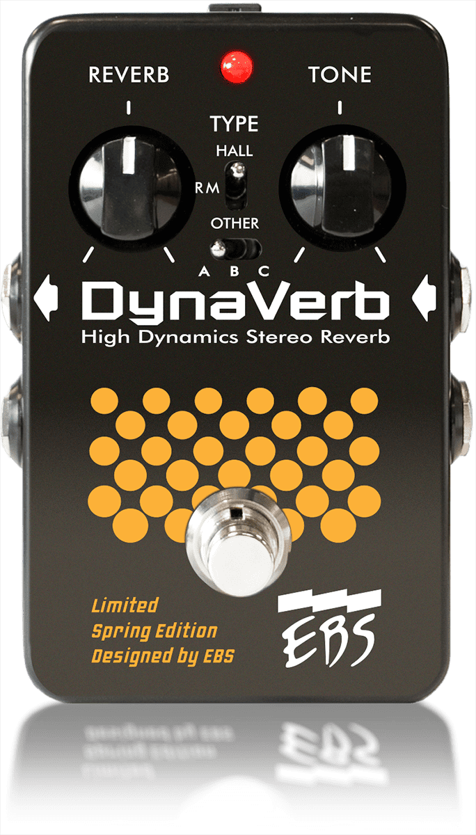 Pédale Reverb Numérique – 9 modes EBS DYNAVERB-LE SPRING