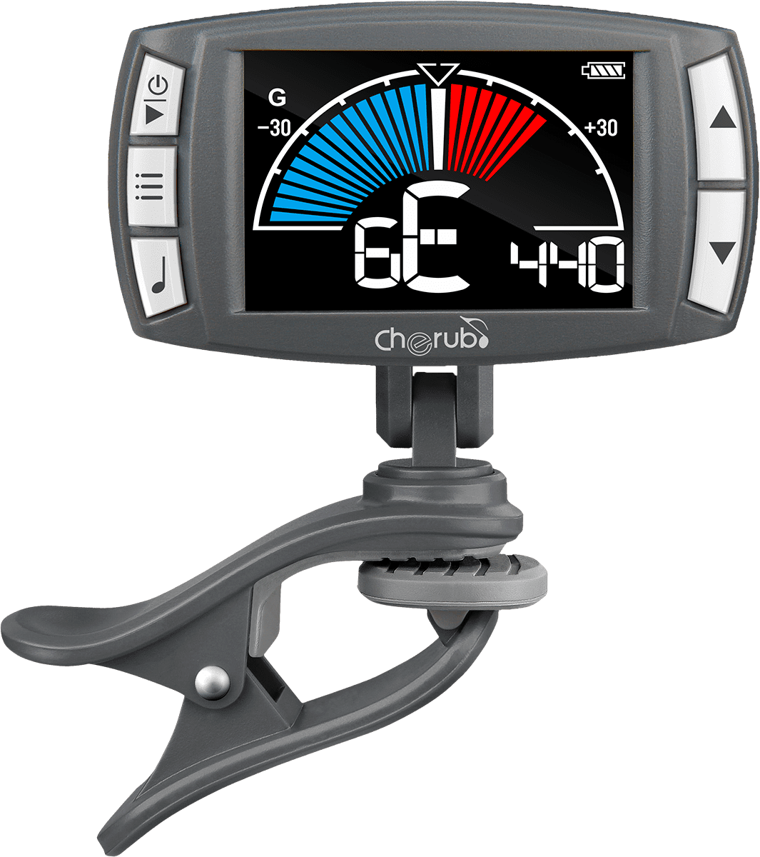 Accordeur/Métronome pince 3 en 1 - écran LCD CHERUB WMT-560