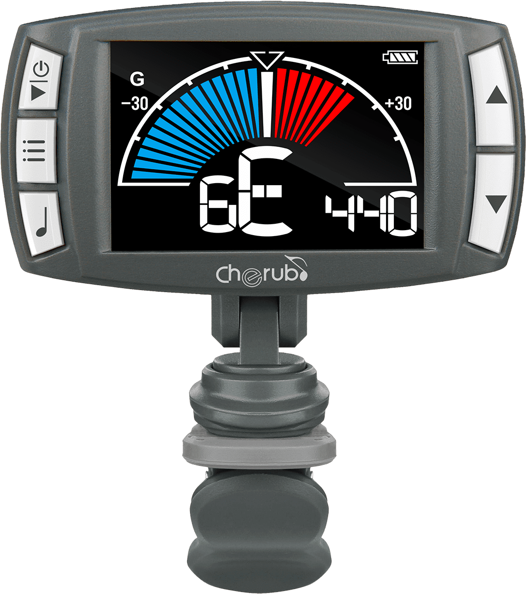 Accordeur/Métronome pince 3 en 1 - écran LCD CHERUB WMT-560