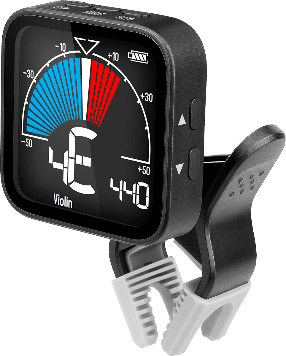 ACCORDEUR METRONOME A PINCE Pour Violon - batterie rechargeable CHERUB WMT 565V