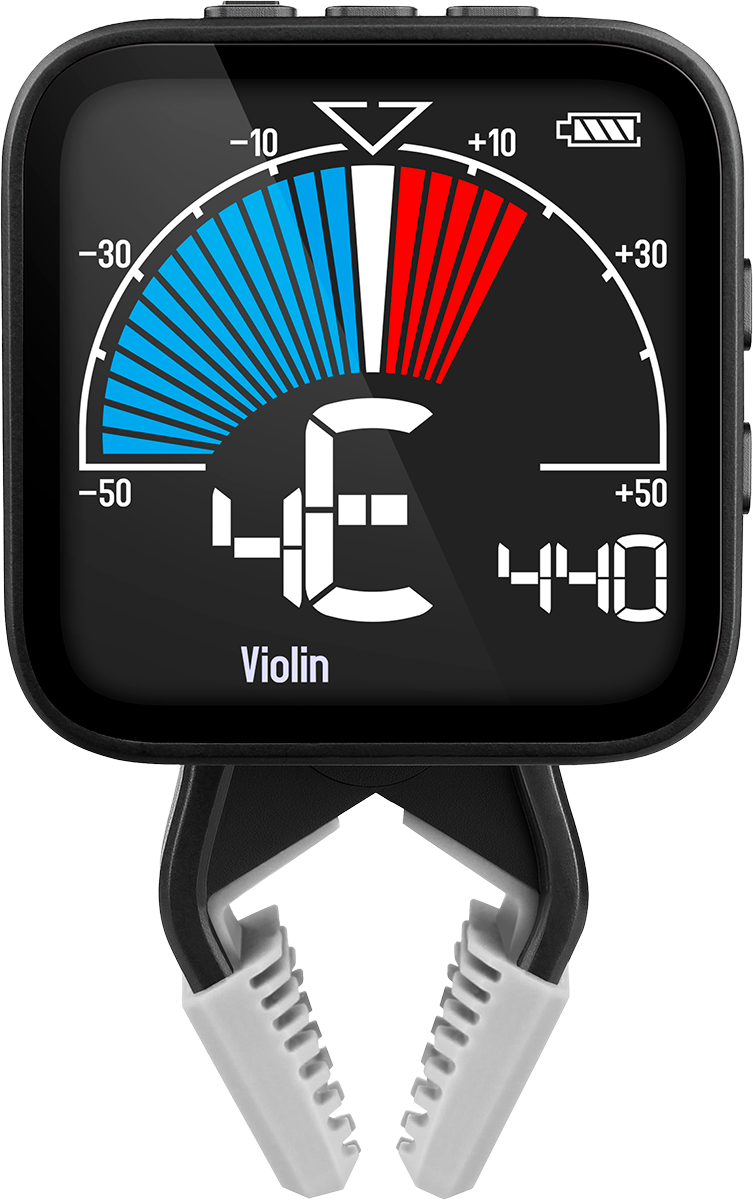 ACCORDEUR METRONOME A PINCE Pour Violon - batterie rechargeable CHERUB WMT 565V