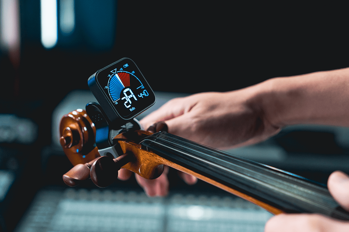 ACCORDEUR METRONOME A PINCE Pour Violon - batterie rechargeable CHERUB WMT 565V