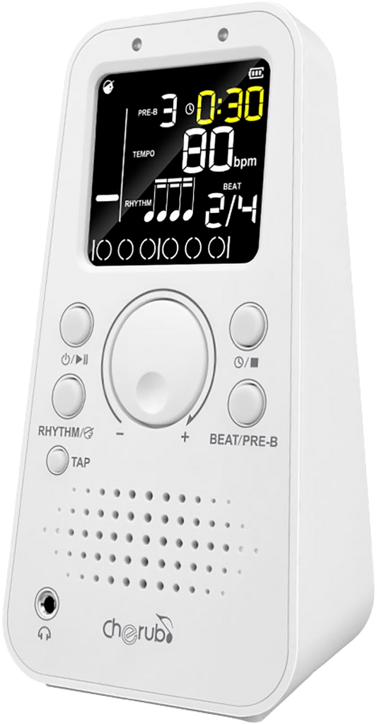 Métronome électronique évolué - blanc CHERUB WSM-289