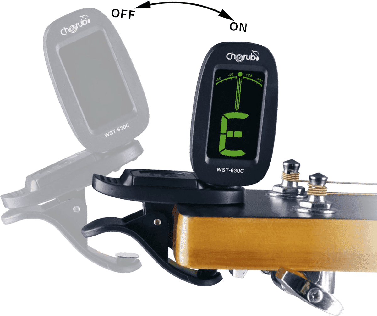 Accordeur pince chromatique auto power-on CHERUB WST 630C