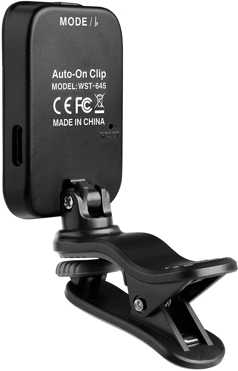Accordeur pince chromatique + auto power on CHARUB WST 645
