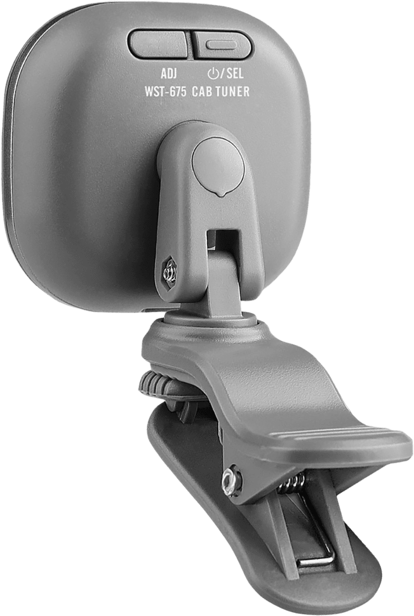 CHERUB WST-675 GRY – Accordeur clip guitare à écran LCD gris avec Auto Power-Off