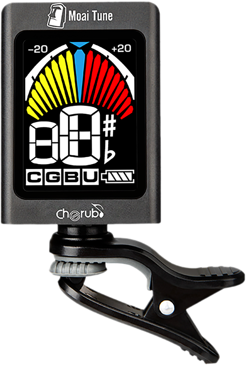 Accordeur pince auto power on/off + porte-médiator CHERUB WST 680