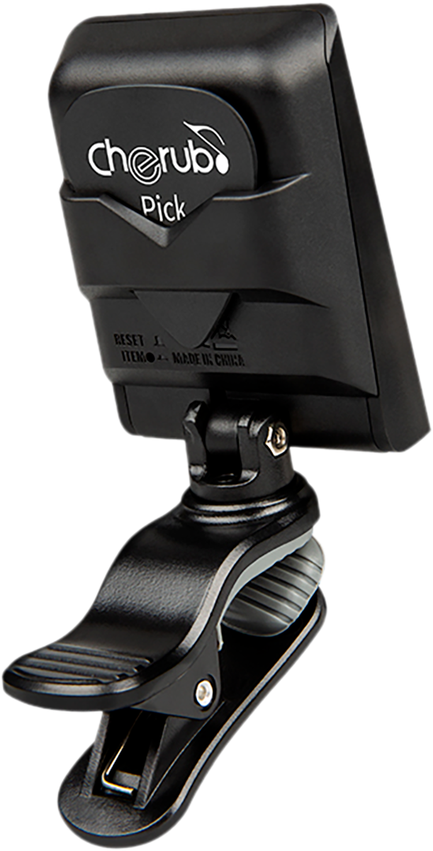 Accordeur pince auto power on/off + porte-médiator CHERUB WST 680