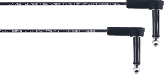 CORDIAL EI0.60RR – Câble patch 6,35 mm jack coudé / coudé – 60 cm