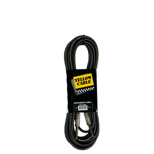 CABLE INSTRUMENT JACK/JACK 6M YELLOW CABLE G46D