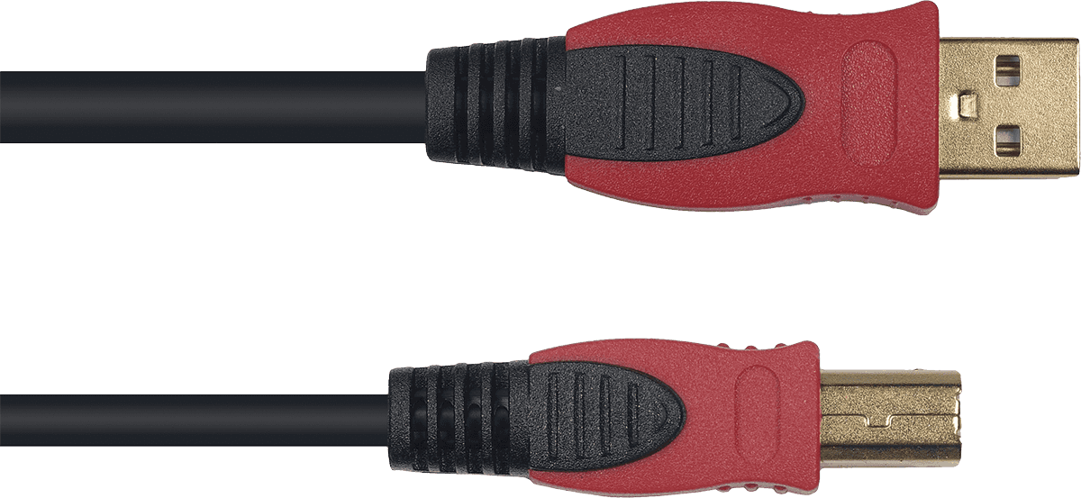 YELLOW CABLE N01 – Câble USB A mâle / USB B mâle 1 m
