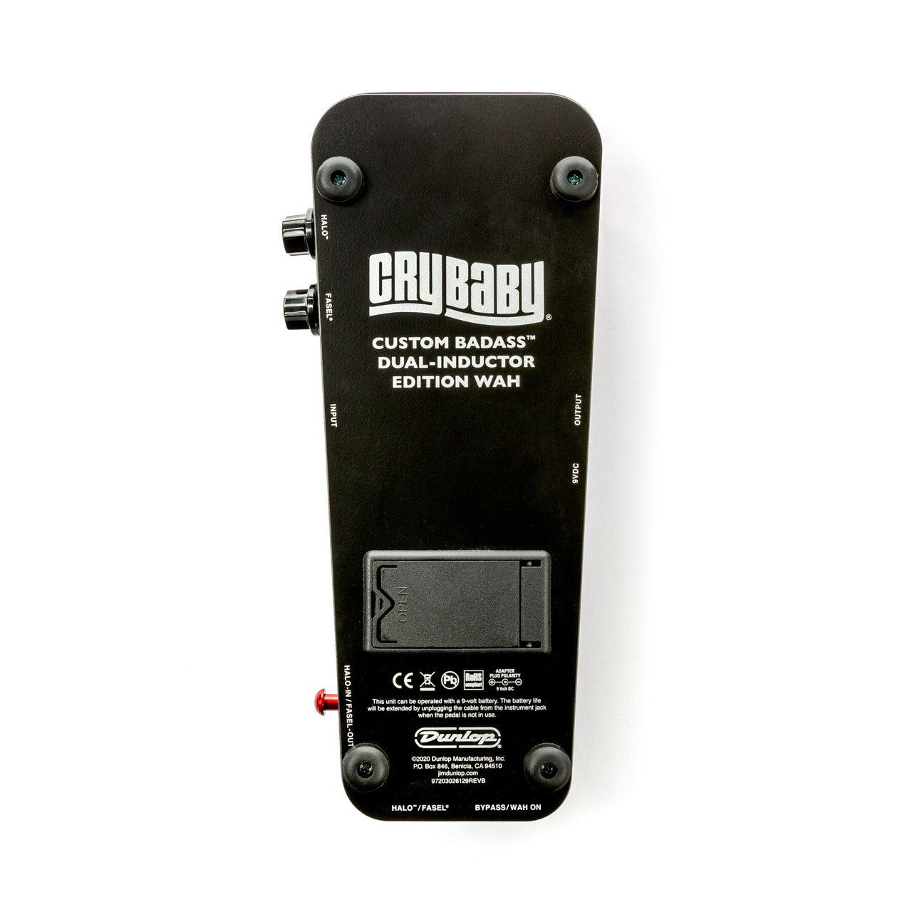 Pédale Wah Standard – Custom Badass Cry Baby DUNLOP GCB65  - SOLDES