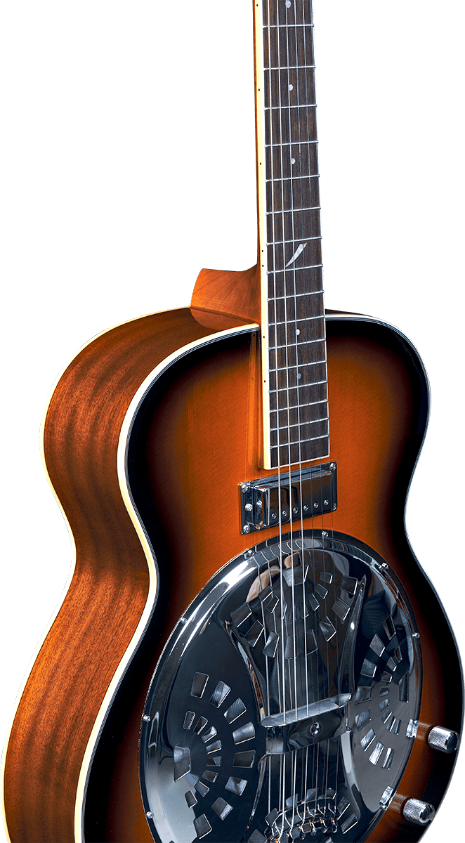 GUITARE RESONATOR ELECTRO-ACOUSTIQUE SUNBURST EKO ONE