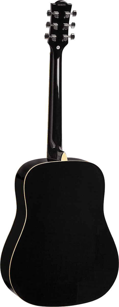 Guitare acoustique Dreadnought Noir – EKO Ranger 6 BLK