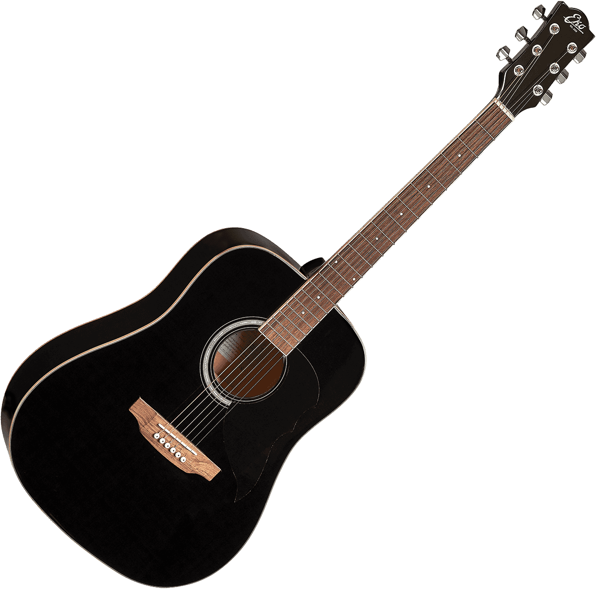 Guitare acoustique Dreadnought Noir – EKO Ranger 6 BLK
