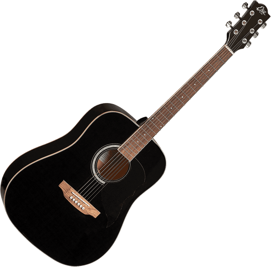 Guitare acoustique Dreadnought Noir – EKO Ranger 6 BLK