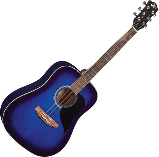 Eko Guitars Ranger 6 BLU – Guitare acoustique Dreadnought Blue Sunburst