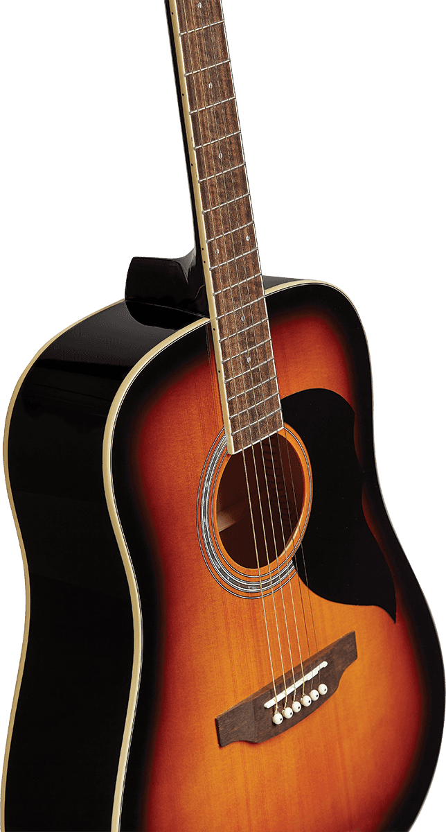 Eko Guitars Ranger 6 BWN – Guitare acoustique Dreadnought Brown Sunburst