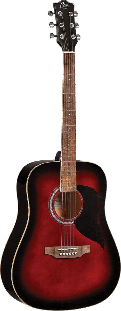 Eko Guitars Ranger 6 RED – Guitare acoustique Dreadnought Red Sunburst
