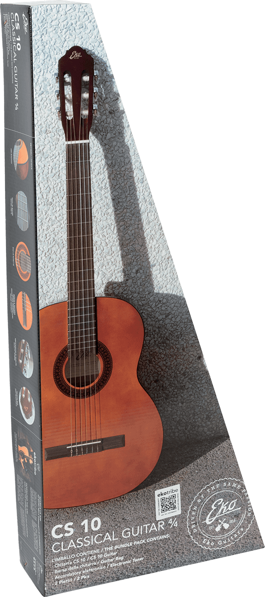PACK GUITARE CLASSIQUE 4/4 EKO CS10-PACK