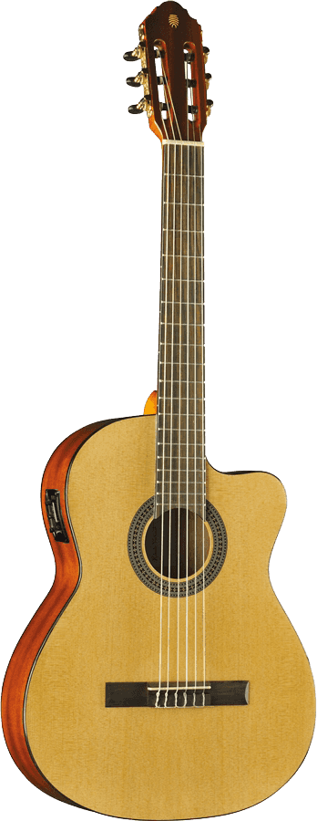 GUITARE ELECTRO ACOUSTIQUE CLASSIQUE 4/4 EKO VIBRA150CW TABLE EN CEDRE